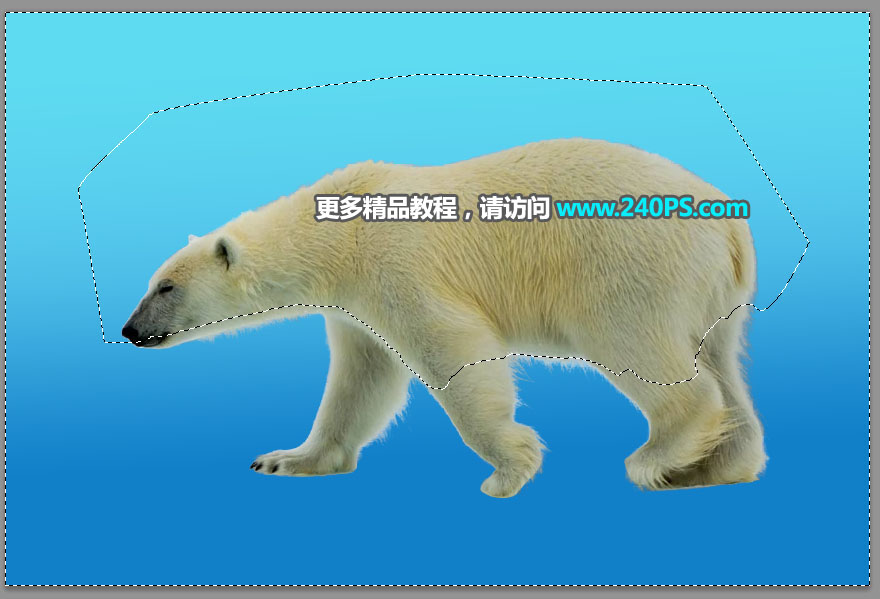 Photoshop合成动物和风景二次曝光效果,PS教程,PS家园网