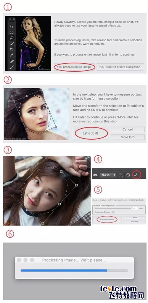 Photoshop快速使用磨皮插件给人像照片磨皮,PS教程,PS家园网