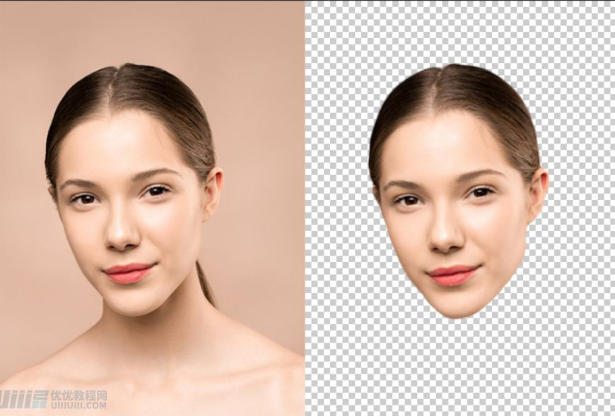 Photoshop合成创意头像长出花朵效果