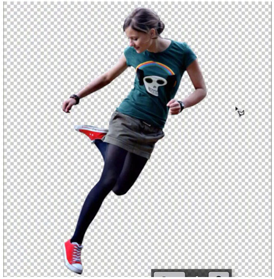 Photoshop合成站在手机中踢足球的手机海报,PS教程,PS家园网