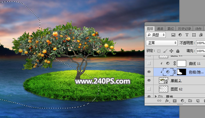 Photoshop合成时尚大气的汇源果汁宣传海报,PS教程,PS家园网