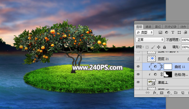 Photoshop合成时尚大气的汇源果汁宣传海报,PS教程,PS家园网