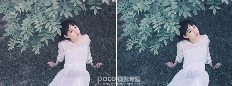 Photoshop调出人像照片唯美暗蓝色效果,PS教程,PS家园网