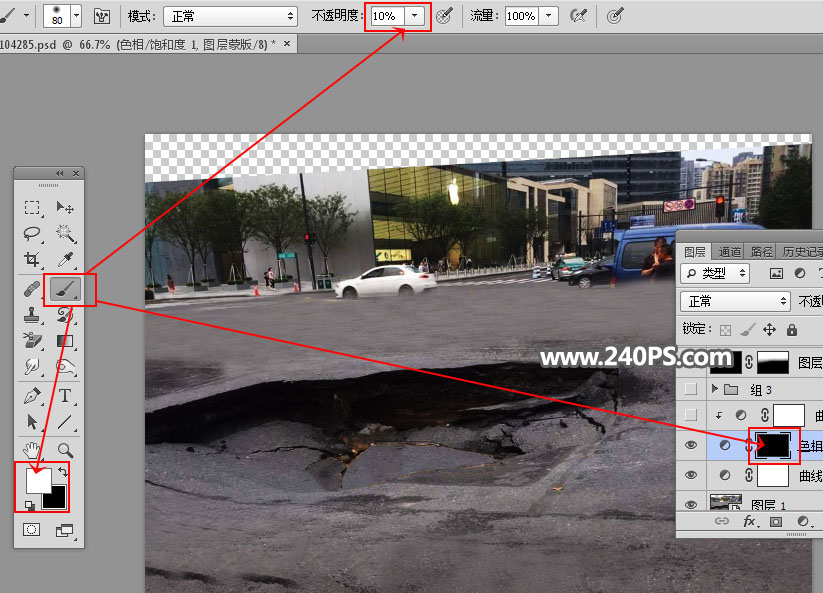 Photoshop合成创意的运动鞋宣传海报,PS教程,PS家园网