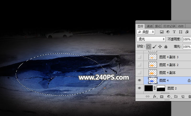 Photoshop合成创意的运动鞋宣传海报,PS教程,PS家园网