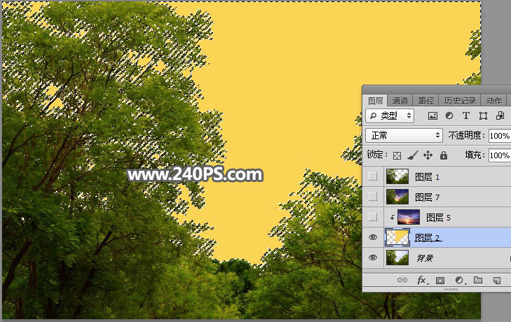 Photoshop制作创意的人像和风景二次曝光效果,PS教程,PS家园网