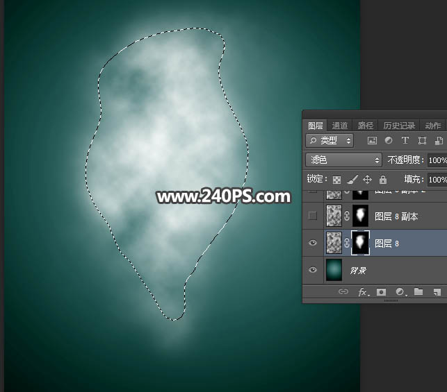 Photoshop合成蓝色风格的蝴蝶仙子出生场景,PS教程,PS家园网