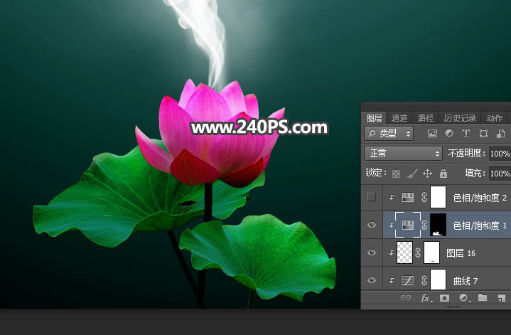 Photoshop合成蓝色风格的蝴蝶仙子出生场景,PS教程,PS家园网