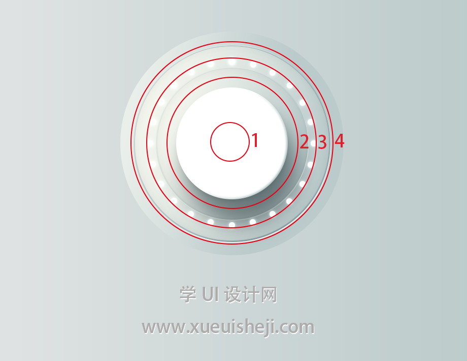 Photoshop巧用图层样式制作旋转按钮教程,PS教程,PS家园网