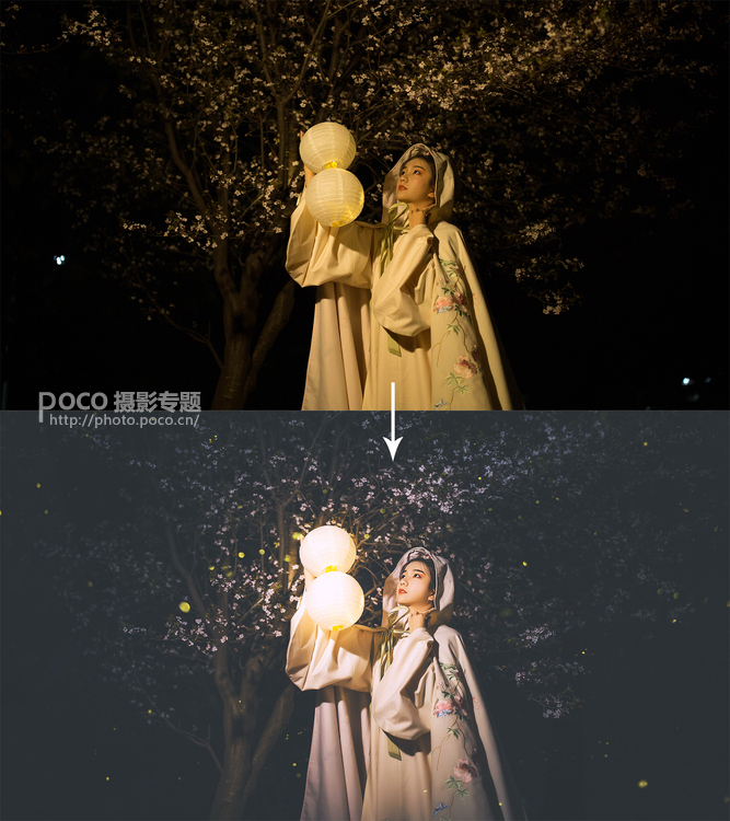 Photoshop调出人像唯美大气的路边夜景效果,PS教程,PS家园网