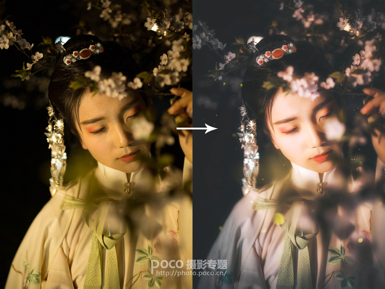Photoshop调出人像唯美大气的路边夜景效果,PS教程,PS家园网