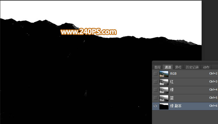 Photoshop给长城照片添加夕阳美景效果,PS教程,PS家园网