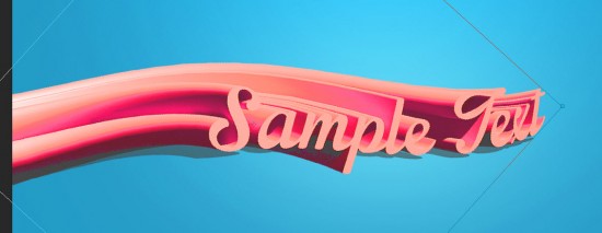 Photoshop制作水果海报中的立体字教程,PS教程,PS家园网
