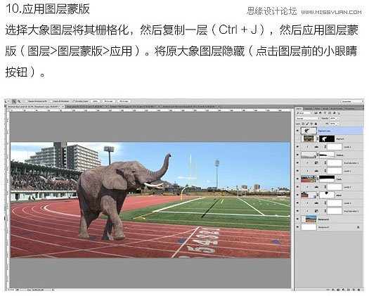 Photoshop合成创意的动物赛跑场景图,PS教程,PS家园网