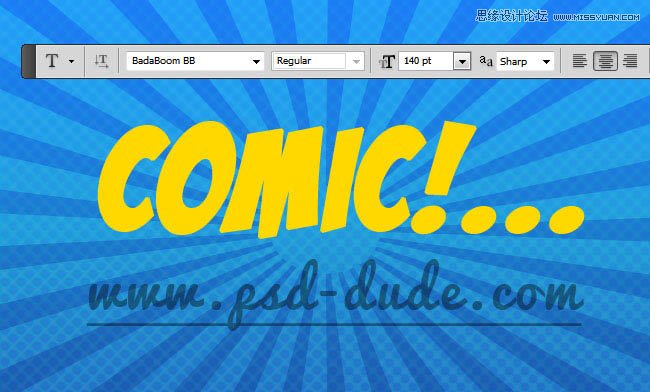 Photoshop制作漫画主题风格的艺术字教程,PS教程,PS家园网