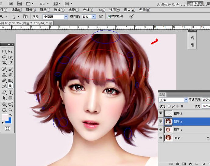 Photoshop快速把美女照片转成唯美手绘效果,PS教程,PS家园网