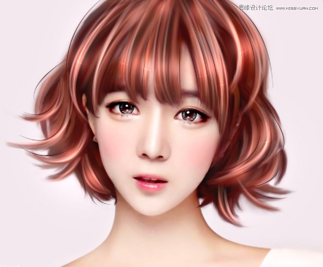 Photoshop快速把美女照片转成唯美手绘效果,PS教程,PS家园网