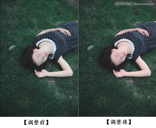 Photoshop调出外景人像唯美的暗夜艺术效果,PS教程,PS家园网