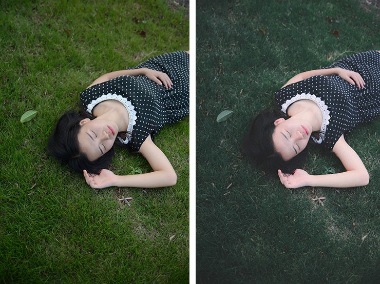 Photoshop调出外景人像唯美的暗夜艺术效果,PS教程,PS家园网