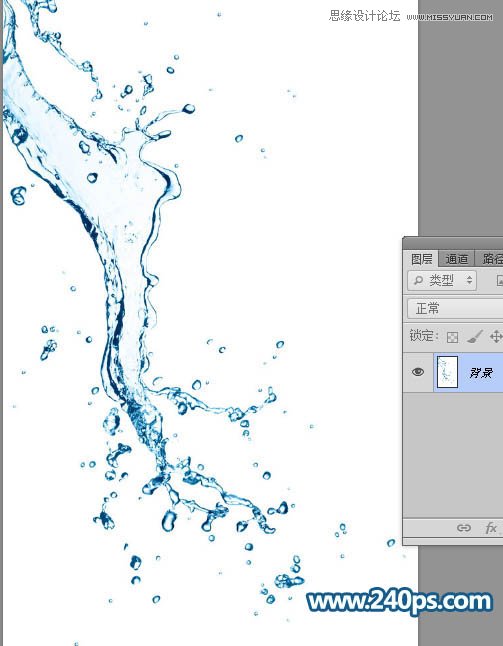 Photoshop制作晶莹剔透的人像水裙效果图,PS教程,PS家园网