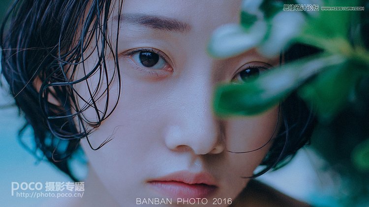 Photoshop调出冷色艺术效果的夏季人像照片,PS教程,PS家园网