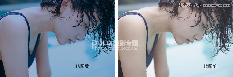Photoshop调出冷色艺术效果的夏季人像照片,PS教程,PS家园网