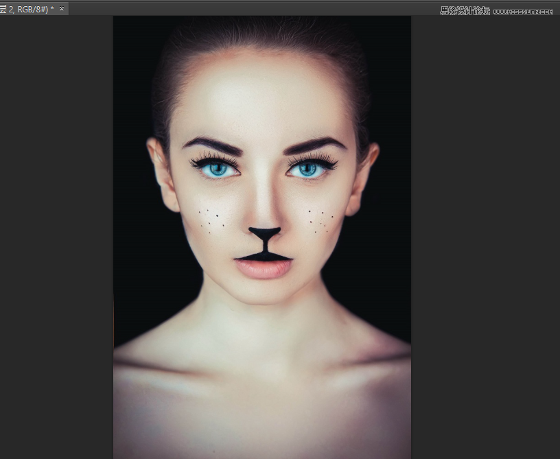Photoshop制作人像照片半素描绘画效果,PS教程,PS家园网