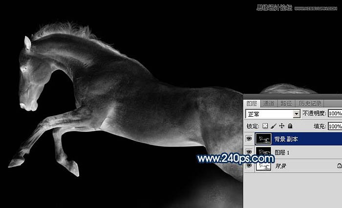 Photoshop制作从水面飞起的创意水马效果,PS教程,PS家园网