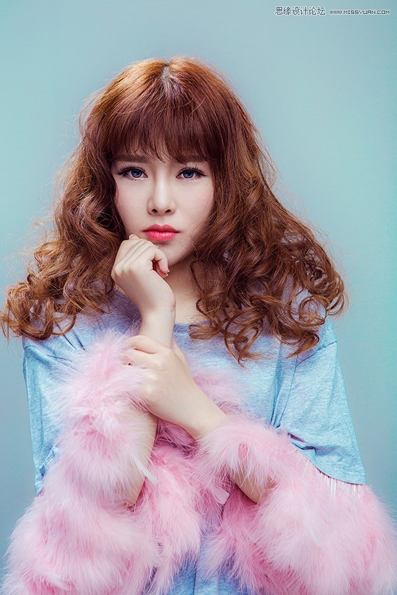 Photoshop调出人像照片唯美的粉嫩肤色效果,PS教程,PS家园网