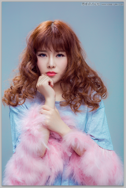Photoshop调出人像照片唯美的粉嫩肤色效果,PS教程,PS家园网