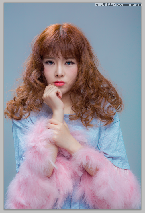 Photoshop调出人像照片唯美的粉嫩肤色效果,PS教程,PS家园网