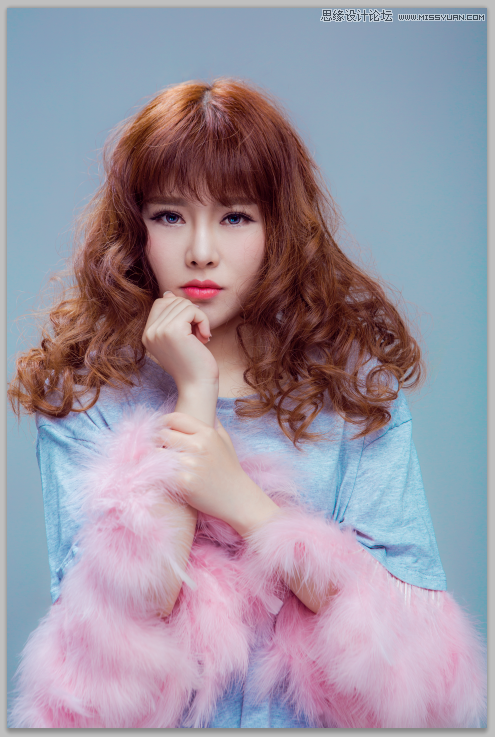 Photoshop调出人像照片唯美的粉嫩肤色效果,PS教程,PS家园网