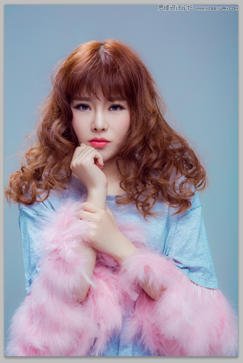 Photoshop调出人像照片唯美的粉嫩肤色效果,PS教程,PS家园网