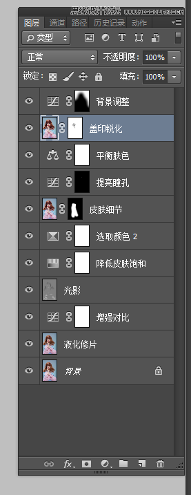Photoshop调出人像照片唯美的粉嫩肤色效果,PS教程,PS家园网