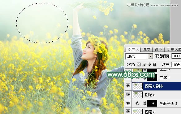Photoshop给春季外景女孩添加柔和逆光效果,PS教程,PS家园网