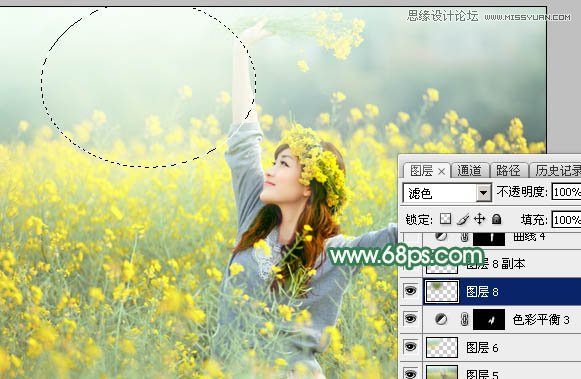 Photoshop给春季外景女孩添加柔和逆光效果,PS教程,PS家园网