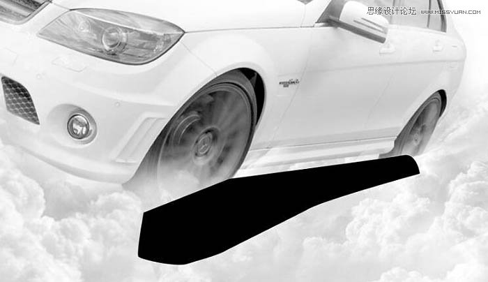 Photoshop设计高大上的奔驰汽车海报教程