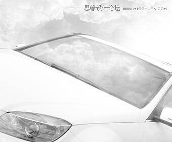 Photoshop设计高大上的奔驰汽车海报教程