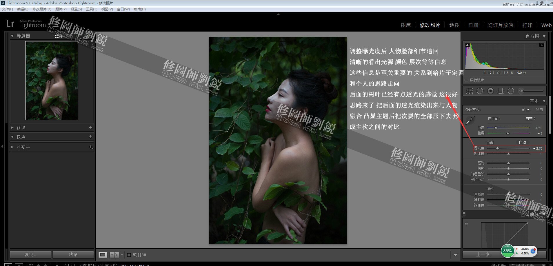 Photoshop调出外景人像唯美的电影胶片效果