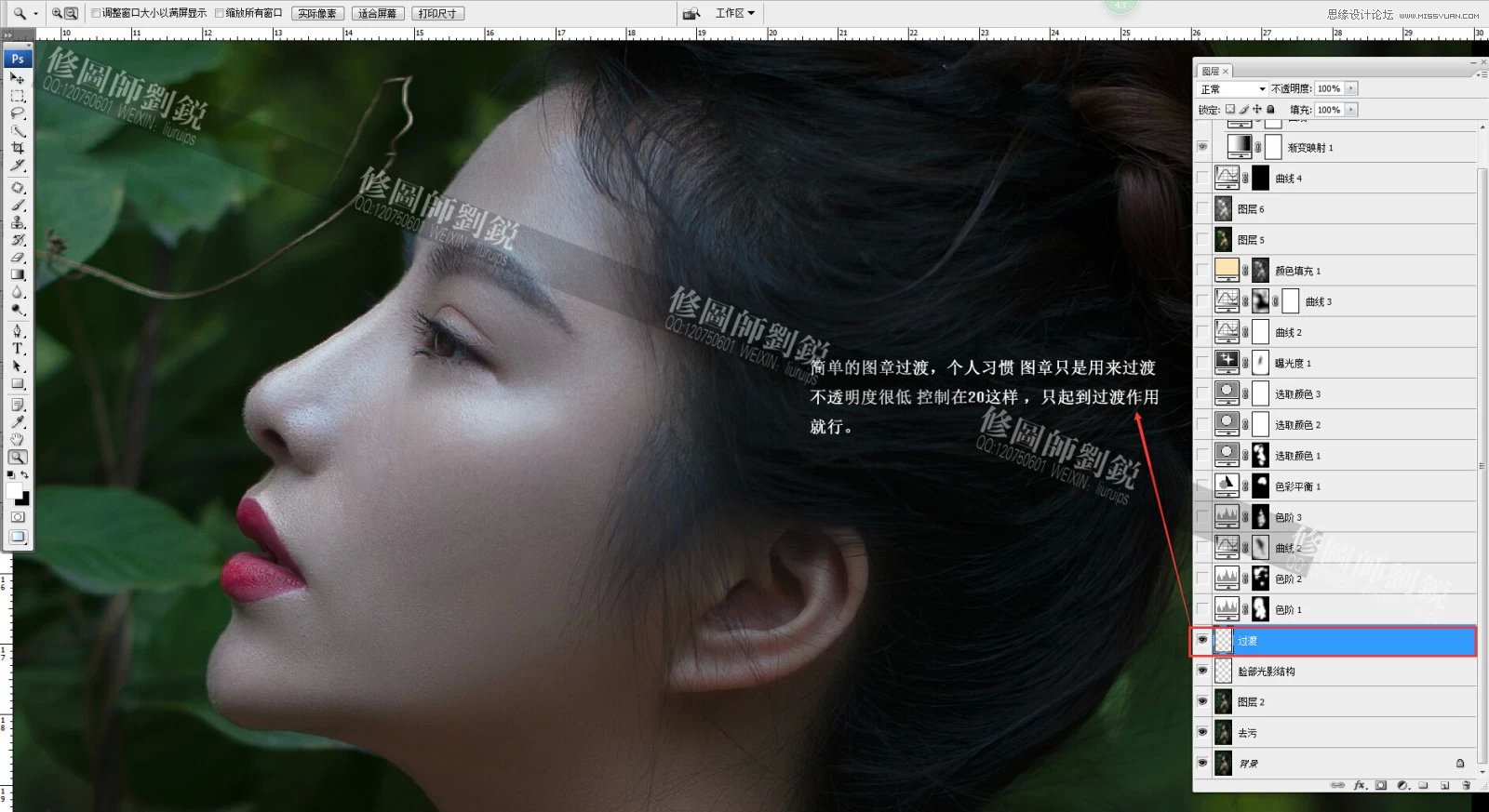 Photoshop调出外景人像唯美的电影胶片效果