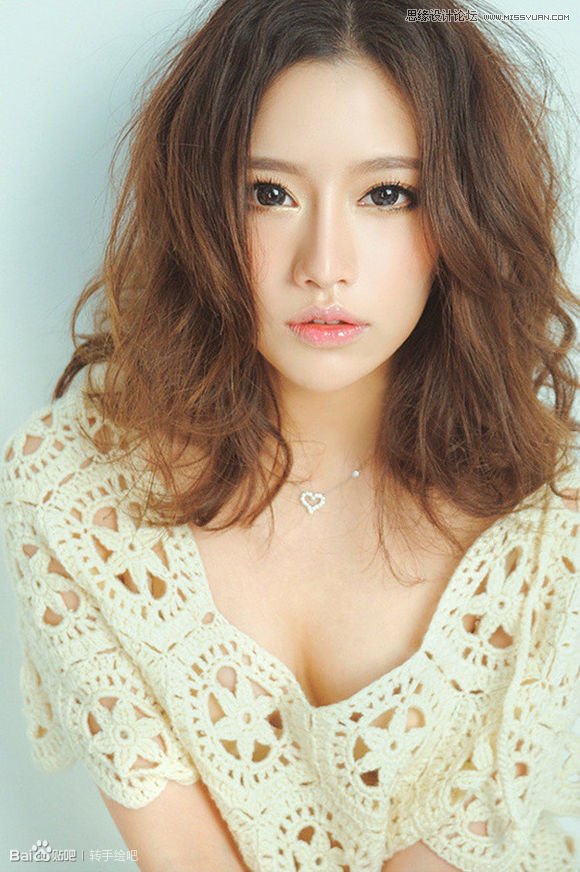 Photoshop给清纯女孩转唯美手绘效果图