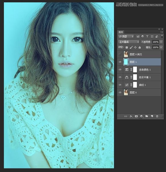 Photoshop给清纯女孩转唯美手绘效果图