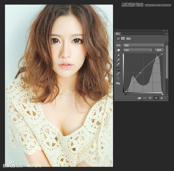 Photoshop给清纯女孩转唯美手绘效果图