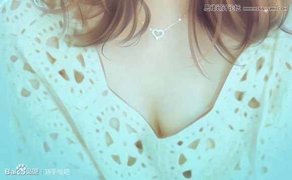 Photoshop给清纯女孩转唯美手绘效果图