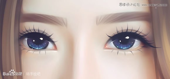 Photoshop给清纯女孩转唯美手绘效果图