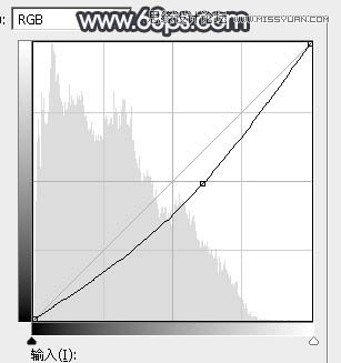 Photoshop调出河边人像黑白冷色效果