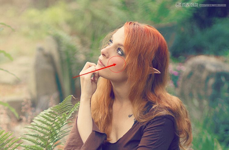 Photoshop调出外景人像甜美的小清新色调