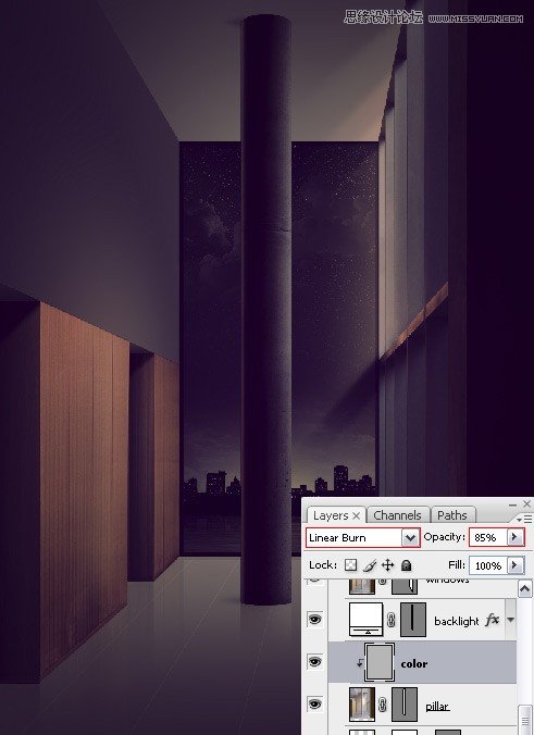 Photoshop教你打造逼真的城市夜景特效