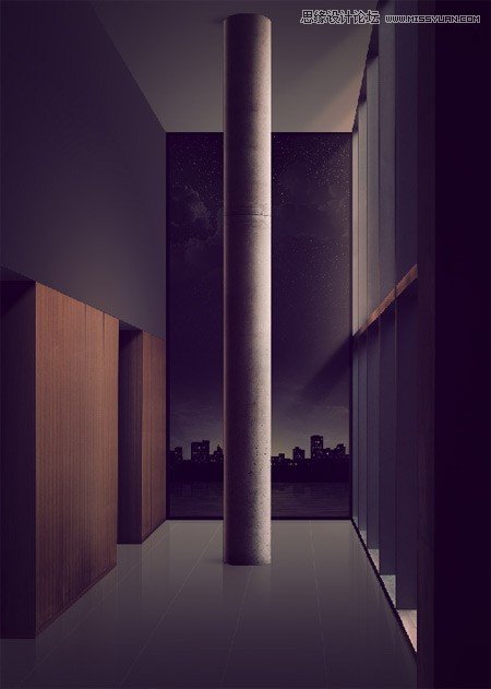 Photoshop教你打造逼真的城市夜景特效