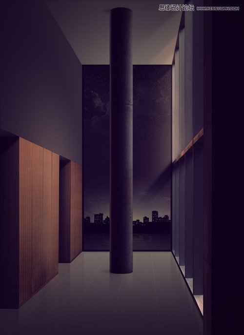 Photoshop教你打造逼真的城市夜景特效